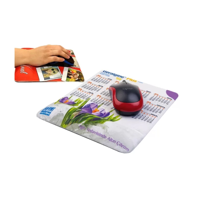 Dikdörtgen Bilek Destekli Mouse Pad