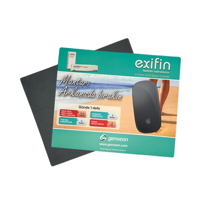 Dikdörtgen Kauçuk Mouse Pad