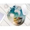 Oval Bilek Destekli Mouse Pad